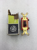 GE General Electric 5961-1 Single Pole Switch 20 Amp 120-277 VAC in Brown