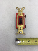 GE General Electric 5961-1 Single Pole Switch 20 Amp 120-277 VAC in Brown