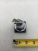 GE CR104PSK63A00C HD 2 Position Key Style Selector Switch with Spring Return