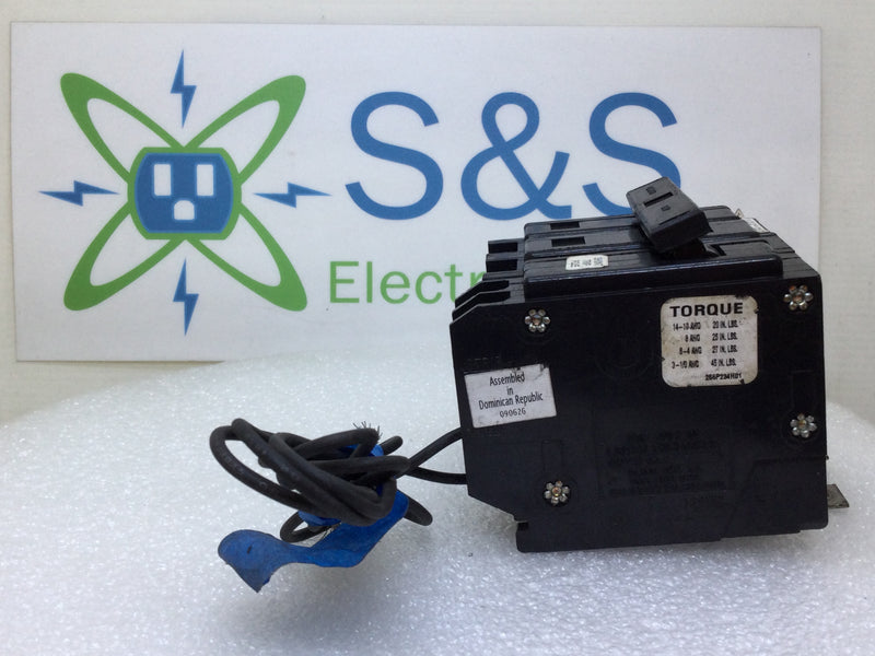 Cutler Hammer BAB2020S 20 Amp 2 Pole 120/240V Circuit Breaker w/Shunt Trip