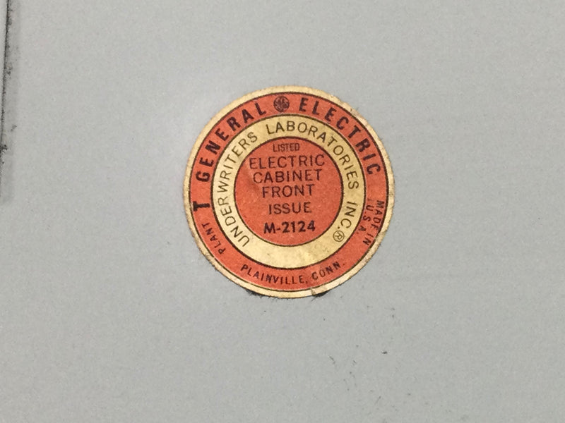 GE 75A106189P103 400 Amp 3 Pole 277/480V Panelboard Door Cover 70 1/4" x 40 1/4"