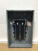 Square D QO124L125PGC 125 Amp 24 Space 120/240 VAC Interior Load Center w/Cover