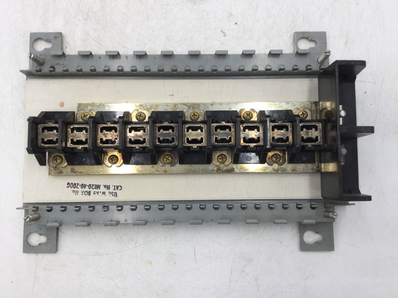 FPE Federal Pacific M120-40-200G 200 Amp 120/240v 1 Phase 3 Wire Guts Only 9" x 12"