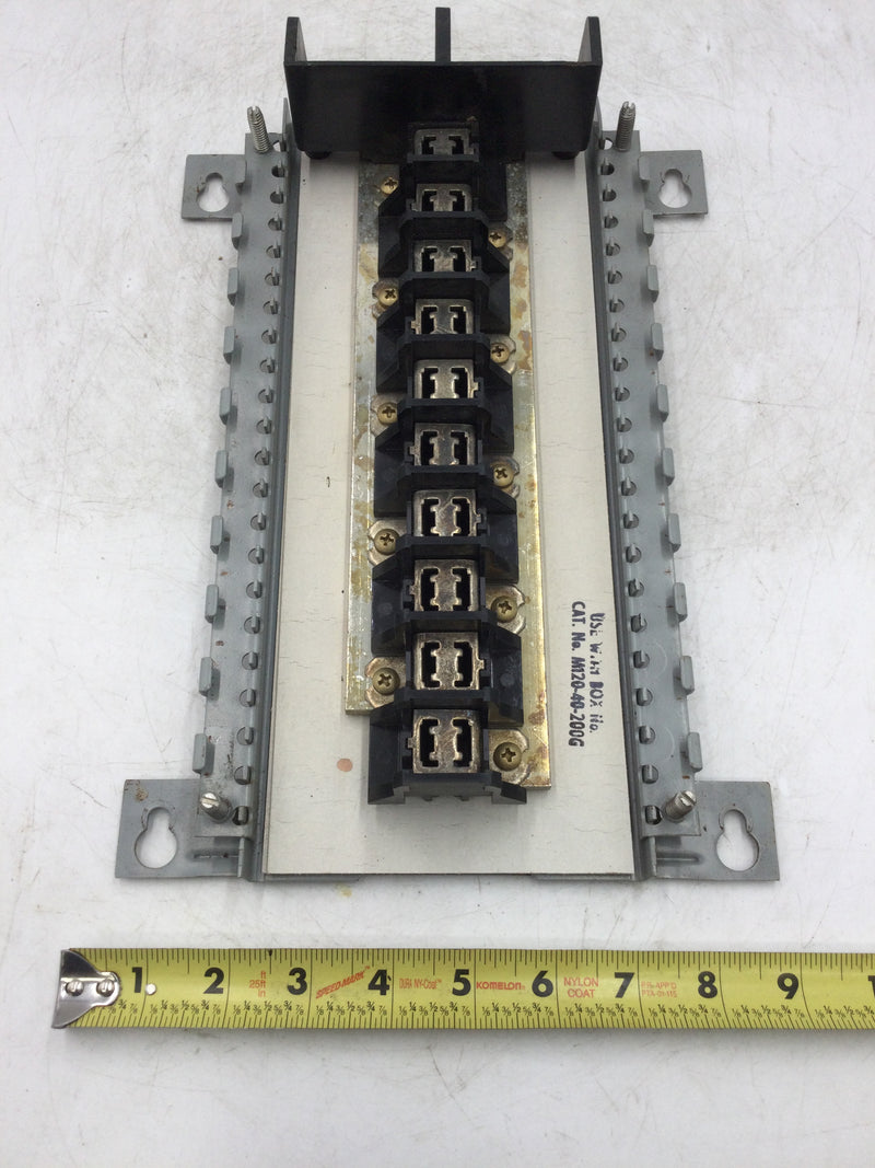 FPE Federal Pacific M120-40-200G 200 Amp 120/240v 1 Phase 3 Wire Guts Only 9" x 12"