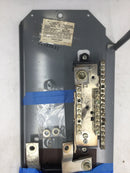 Square D QON30MW150 150 Amp 15 Space 120/240 VAC Load Center Guts Only 7" x 25"