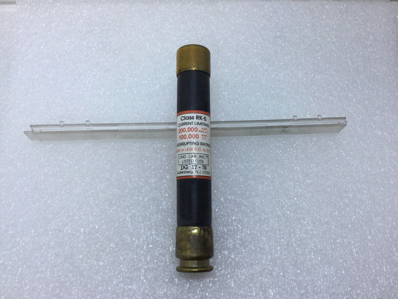 Cefco Short Trap CSS-R 30 30 Amp 600V or Less Fast Acting Fuse Current Limiting Class RK5