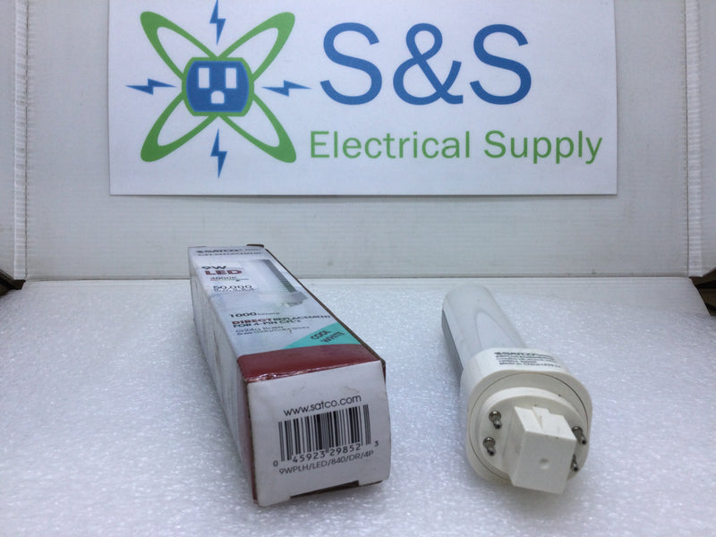 Satco S29852 9W LED Replacement For 4-Pin CFL Cool White