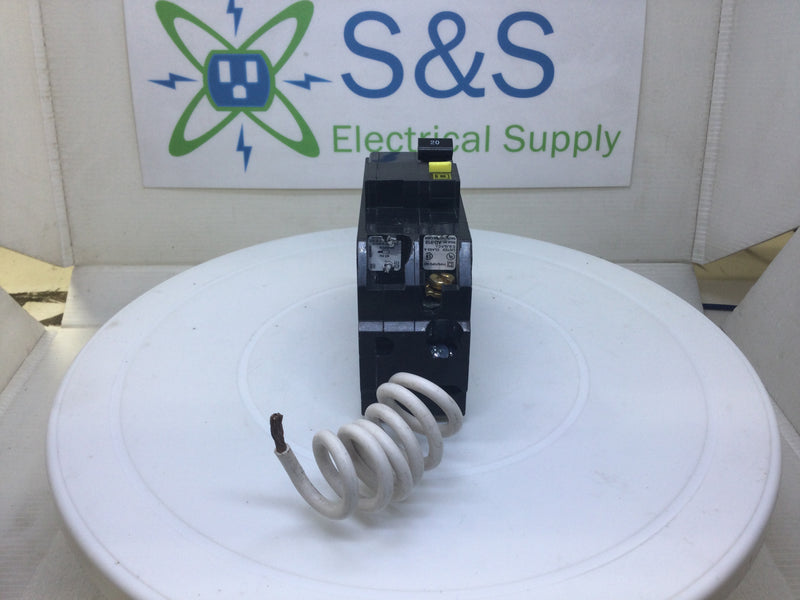 Square D QO220GFI 20 Amp 2 Pole 120/240V GFI Circuit Breaker