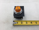 GE CR104PXG22 Oil Tight Indicator Light 120V 3W w/Amber Lense & Fail Face Plate