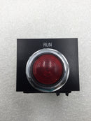 GE CR104PXG22 Oil Tight Indicator Light 120 VAC 3W w/Red Lense & Run Face Plate