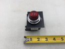 GE CR104PXG22 Oil Tight Indicator Light 120 VAC 3W w/Red Lense & Run Face Plate