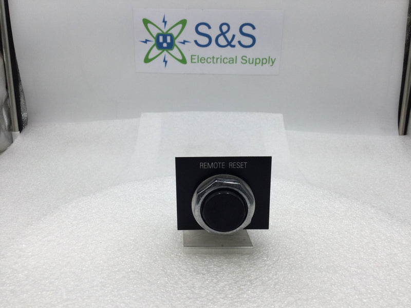 GE General Electric CR104P Extended Push Button with Remote/Reset Face Plate