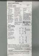 Siemens E0204ML1125SCU/FCU 125 Amp 3 Space 120/240V Load Center