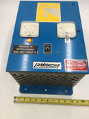 LaMarche A46-6-24V-A1 Battery Charger Input 3 Amp 120V, Output 24V 6 Amps w/2 DC Amp Gauges