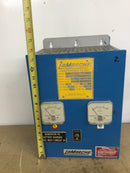 LaMarche A46-6-24V-A1 Battery Charger Input 3 Amp 120V, Output 24V 6 Amps w/2 DC Amp Gauges