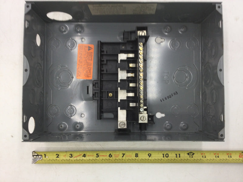 Square D QO6-12L100S 100 Amp 8-Space 12-Circuit Outdoor Main Lug Load Center