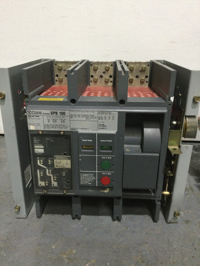 Westinghouse SPB100 2000 Amp 3 Pole 600V Pow-R Circuit Breaker