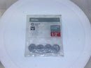 Commerical Electric 1/2" Metal Closure Plugs - Gray