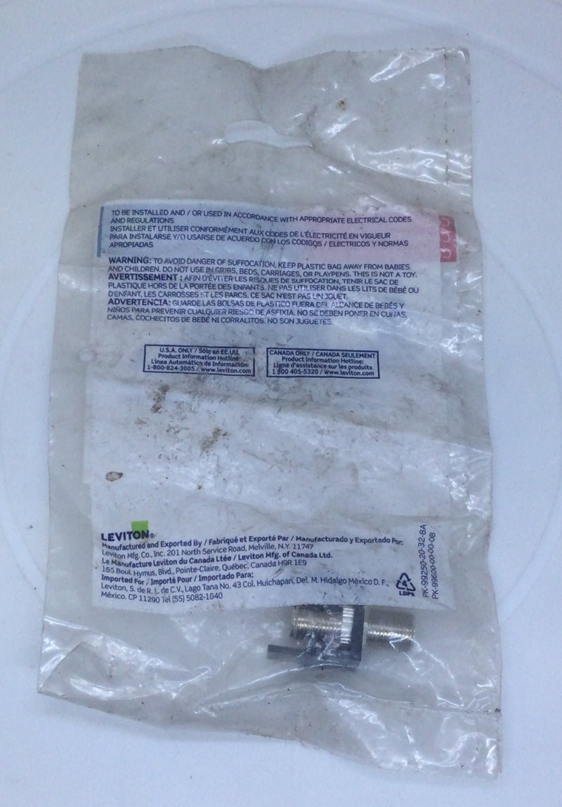 Leviton 41084-FEF QuickPort F-Type Connector