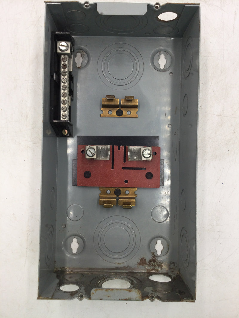 ITE EQ4S&F 4 Space Load Center 120/240 VAC 100 Amps 3 Wire 8" x 13"