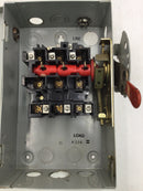 GE General Electric TG4321 30 Amp 3-Phase 240V General Safety-Switch