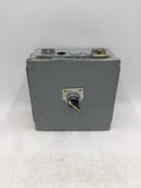 Hoffman A-808CH Steel Junction Box 8x8x4 w/ Furnas Electric 52SA2AAB Series F Switch