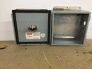 Hoffman A-808CH Steel Junction Box 8x8x4 w/ Furnas Electric 52SA2AAB Series F Switch