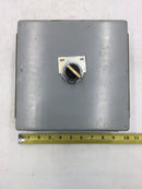 Hoffman A-808CH Steel Junction Box 8x8x4 w/ Furnas Electric 52SA2AAB Series F Switch