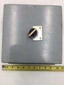 Hoffman A-808CH Steel Junction Box 8x8x4 w/ Furnas Electric 52SA2AAB Series F Switch