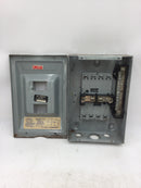 Federal Pacific/FPE 104-8S or FPE 104-8F 100A 120/240VAC Type Stab-Lok Breaker Panel