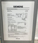 Siemens MM0202B1200JLX 200 Amp 120/240 VAC Nema 3R Combination Meter/Main Panel
