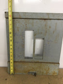 Arrow Hart Dead Front Panel Cover Only with Main  17" x 14 1/2" 14/28 Space