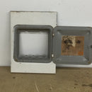 Homart 5110S 5111F 60 Amp 120/240V 4 Space Cover 11 3/4" x 8 3/4"