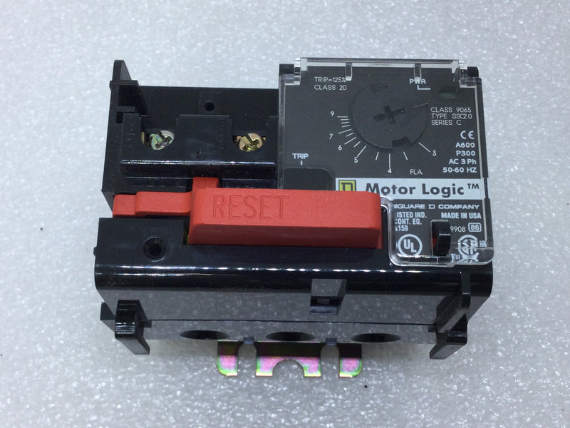 Square D 9065 Type SSC20 Motor Logic Overload Relay Module
