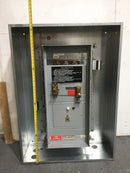 GE General Electric 225 Amp 3 Phase 4 Wire 480Y/277AC interlock transfer switch panel