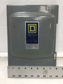 Square D D322N 60 Amp 3 Pole 240V Safety Switch Panel Cover 11 1/4" x 7 7/8"