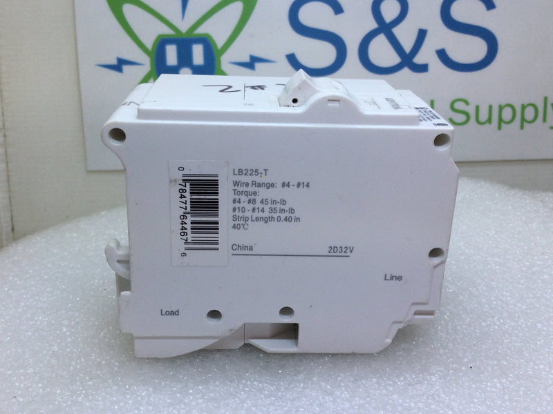 Leviton LB225-T 25 Amp 2 Pole 120/240V Circuit Breaker