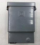 Square D QO200TR 60 Amp 120/240V Nema3R Disconnect Box 6 1/2" x 4 1/2"