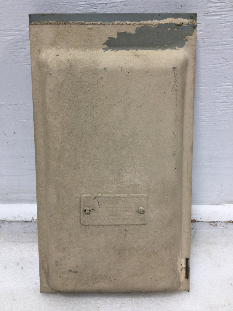 Midwest Electric M-65-F 60 Amp 3 Pole 120/240V Panel Cover 12" x 6 3/4"