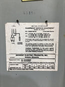 Midwest Electric M-65-F 60 Amp 3 Pole 120/240V Panel Cover 12" x 6 3/4"