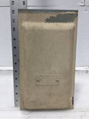 Midwest Electric M-65-F 60 Amp 3 Pole 120/240V Panel Cover 12" x 6 3/4"
