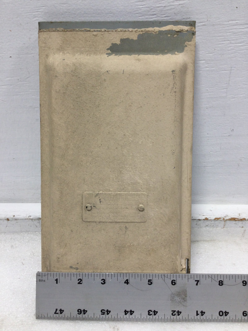 Midwest Electric M-65-F 60 Amp 3 Pole 120/240V Panel Cover 12" x 6 3/4"