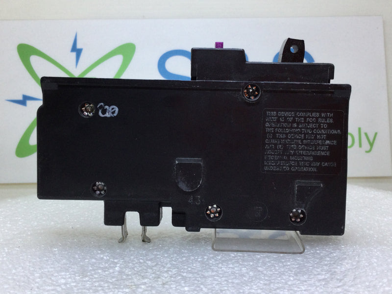 Square D HOM120PDF 20 Amp 1 Pole 120V Dual Function Neutral Circuit Breaker