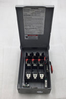 Siemens GF322NRA 60 Amp 3 Pole 240V Fusible Safety Switch - Cosmetic Flaw