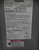 Siemens GF322NRA 60 Amp 3 Pole 240V Fusible Safety Switch - Cosmetic Flaw