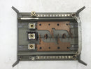 Siemens 125A 6/12 Space 120/240VAC 3 Pole Circuit Breaker Interior Copper Bus (Guts Only) 9" x 11"