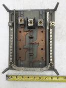 Siemens 125A 6/12 Space 120/240VAC 3 Pole Circuit Breaker Interior Copper Bus (Guts Only) 9" x 11"