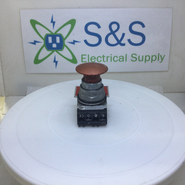 Siemens 52PA2A2 Pushbutton w/ 2 X 52BAJ Contact Blocks