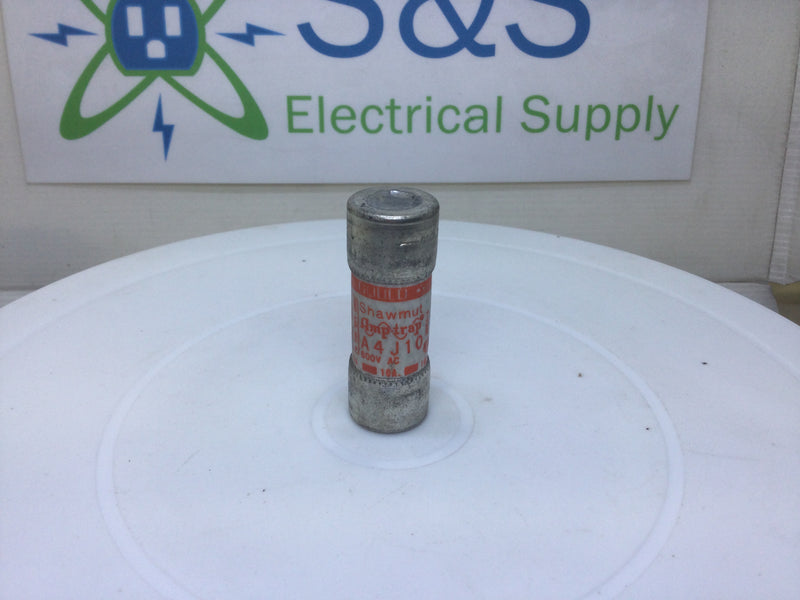 Gould Amp-Trap A4J10 10 Amp 600V Current Limiting Class J Fuse