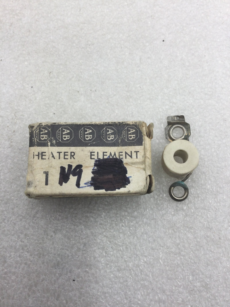 Allen-Bradley N9 Overload Thermal Relay Heating Element